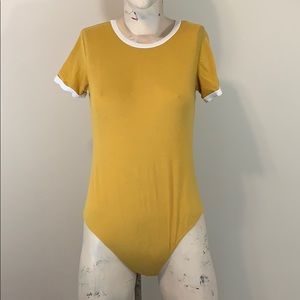 Mustard Yellow Onesie F21